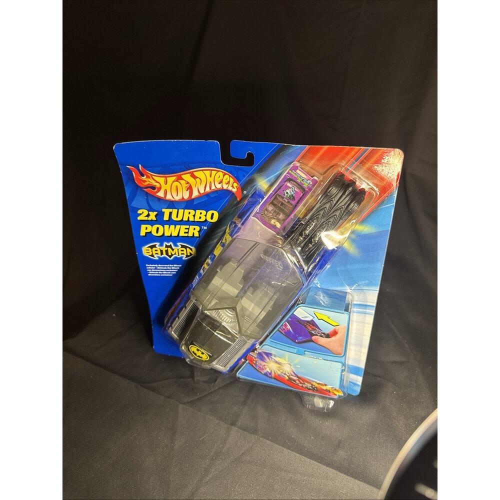 Hot Wheels 2x Turbo Power Batman Edition Launcher (2003) *New*